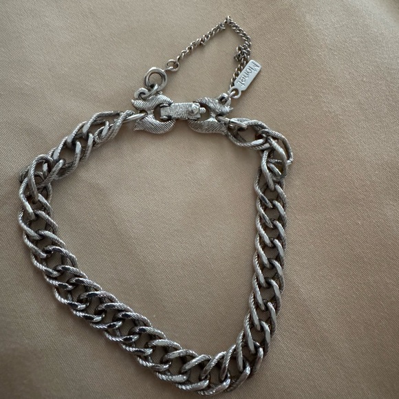 Money Silver Chain Bracelet 7 1/4inches - Picture 1 of 4